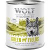 Wolf of Wilderness Adult 6 x 800 g - Green Fields - jahňacie