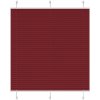 VidaXL Plisovaná roleta Bordová Červená 120 x 100 cm Šírka tkaniny
