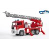 BRUDER 2771 MAN / Požiarne auto s rebríkom s majákom