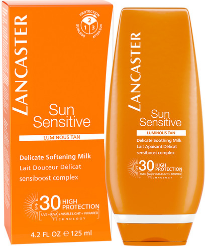 Lancaster Sun Sensitive opaľovacie mlieko pre citlivú pokožku SPF30 125 ml