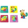 Puzzle soft zvieratko 14x14cm - sloník -