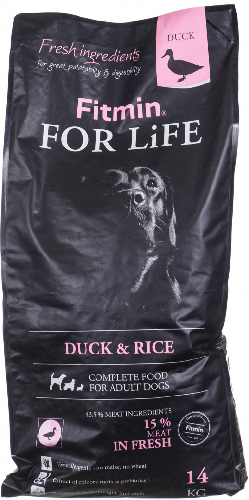 Fitmin dog For Life Duck & Rice 14 kg