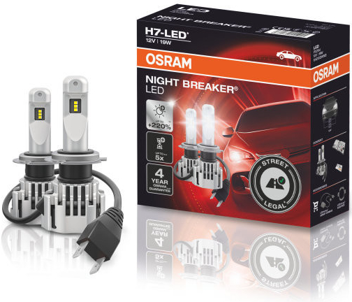 Osram H7 NIGHT BREAKER LED +220% 64210DWNB 6000K 2ks