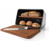 Chlebník NORDIC KITCHEN 39 cm, čierna, plast / drevo, Eva Solo