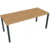 Hobis Pracovný stôl Uni, 180x75,5x80 cm, dub/čierna