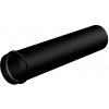 Alcaplast A4000BLACK Predlžovací kus DN32, čierna-mat, Pre kovové umývadlové sifóny. Pre predĺženie napojenia k umývadlu aj odpadu