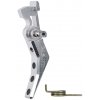 MAXX Hliníková CNC ADVANCED spoušť pro M4/M16 - TYPE B, stříbrná