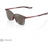 100% LEGERE SQUARE okuliare, Soft Tact Crimson/HiPER Silver Mirror Lens