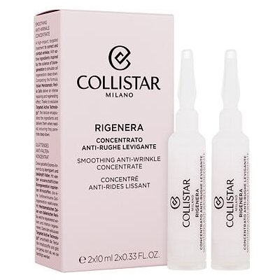 Collistar Rigenera Smoothing Anti-Wrinkle Concentrate pleťové sérum proti vráskám 2x10 ml pro ženy