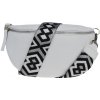 NovaKabelka.sk Reni Grande Bianca s prídavným popruhom VIII kožená talianska crossbody kabelka biela