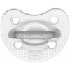 CHICCO Cumlík Physio Luxe celosilikónový 6-12m crystal 2 ks