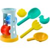 LEAN TOYS Sada hračiek do piesku – mlyn, náradie a formičky