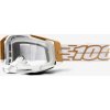 100% Gogle 100% RACECRAFT 2 MAYFAIR (Szyba Przezroczysta Anti-Fog, LT 88% -92% + 10 Zrywek) (NEW)