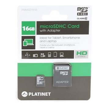 Platinet microSDHC class 10 16GB PMMSD1610