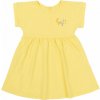 Bembi Dievčenské letné šaty „Best!“ – ružové alebo žlté, veľkosti 74–98 Farba: Žltá, Veľkosť: 80