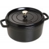 STAUB Cocotte hrniec okrúhly, čierny, 26 cm