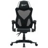Canyon MCH01, Flow, ergonomické herné kreslo, čierno-biele CNE-MCH01W
