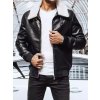 Pánska bunda DStreet Leather čierna | šedá M DStreet 5904056305650