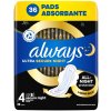 Always Ultra Secure Night hygienické vložky veľ. 4 s krídelkami 36 ks