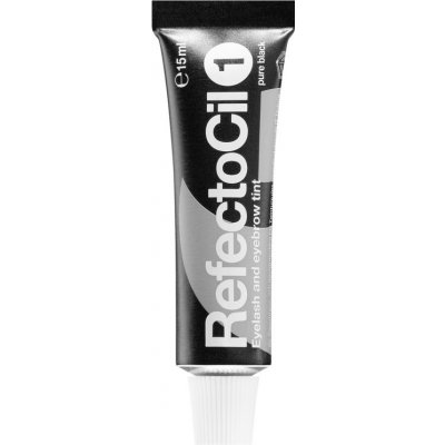 RefectoCil Eyelash and Eyebrow farba na obočie a mihalnice odtieň 1 Pure Black 15 ml