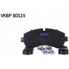 Sada brzdových platničiek, vždy 4 kusy v sade SKF VKBP 80115 (VKBP80115)
