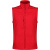 REGATTA PROFESSIONAL FLUX TRA 788 / Pánska 2-vrstvová softshellová vesta - classic red XXXL