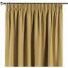 Dekoria Záves na riasiacej páske, horčicovo žltá s výraznou štruktúrou, Blackout - zatemňujúca, 269-68