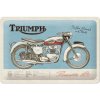 Plagát plechový 20x30 cm Triumph Bonneville