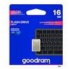 Goodram USB flash disk, USB 3.0, 16GB, UPO3, strieborný, UPO3-0160S0R11, USB A, s pútkom