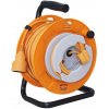 HOME Bubon PVC predlžovací 30m / 1x zásuvka, 3x1mm, oranžový HJRF24-30