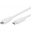 PremiumCord ku31cb06w USB-C/male - USB 2.0 Micro-B/Male, 0,6m, bílý