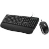 Genius KM-123 Set klávesnice a myši, drátový, CZ+SK layout, opěrka dlaně, 1200 DPI, Copilot, USB, černý 31330013403