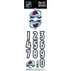Sportstape ALL IN ONE HELMET DECALS - COLORADO AVALANCHE - DARK HELMET