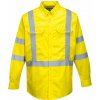 Portwest FR95 Bizflame 88/12 FR Hi-Vis tričko, Veľkosť XXXL, Farba Yellow