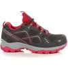 Regatta detská treková obuv Outdoors Vendeavour Kids tmavo sivá červená ružová sivá