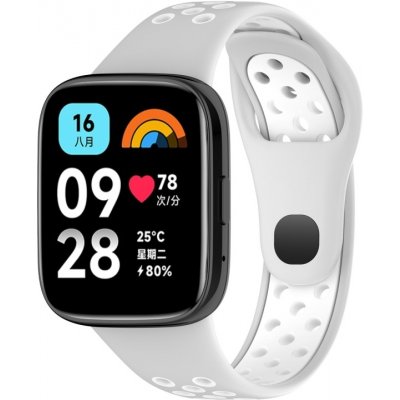 Remienok Sport Wristband sivo-biely pre Xiaomi Redmi Watch 3 Active