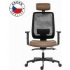 Powerton ERGO LUCIE Kancelářské ergonomické křeslo, Béžové