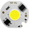 COB LED Dióda 3W, AC 220-240V, 360lm Červená