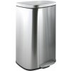 Spirella pedálový odpadkový koš Akira, kartáčovaná nerez ocel, soft-close, 50 l (10,21574)
