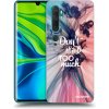 Picasee silikónový čierny obal pre Xiaomi Mi Note 10 (Pro) - Nemysli toľko