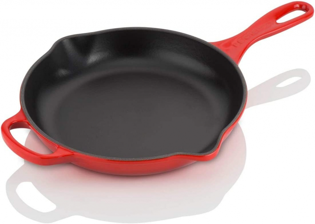 Le Creuset panvica okrúhla na vyprážanie servírovanie červená 20 cm