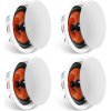 Vevor Sada stropných reproduktorov 4 ks 8 in/20.3 cm 100W zapustené do steny DPXDYSQ8YCSZTSBN5V9