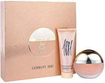 Cerruti 1881 pour Femme Darčeková sada, Toaletná voda 50ml + telové mlieko 75ml