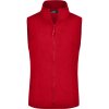 James & Nicholson Vesta JN 48, mikrofleecová, dámská COT02004800401-red S Červená
