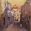 Uršulínska ul. - akad. mal. Varuzhan Aghamyan, originálny, ručne maľovaný obraz M (do veľkosti 65x65cm) Viac farieb