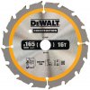 DeWALT DT1948 Pílový kotúč CONSTRUCTION, 165 x 20 mm, 16 zubov