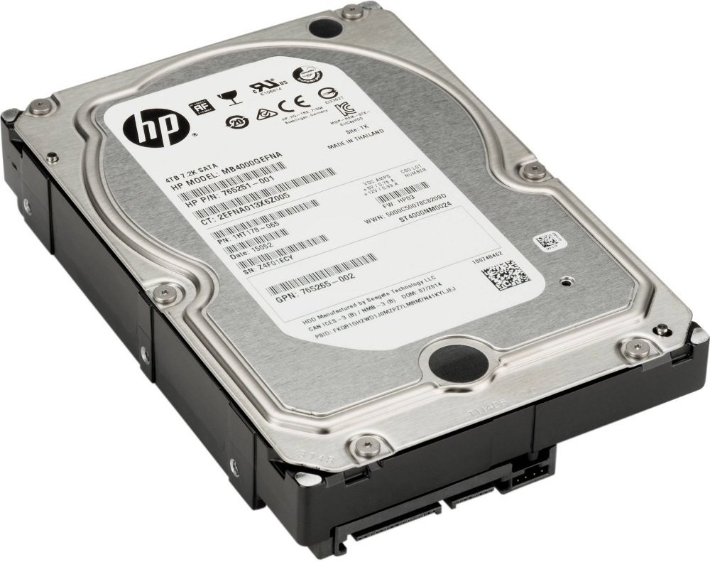 HP 4TB, SATA, 7200RPM, K4T76AA