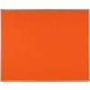 Textilná nástenka ekoTAB v hliníkovom ráme, 1500 x 1200 mm, oranžová