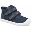 BUNDGAARD Bundgaard Barefoot detské členkové topánky Moon navy tmavomodré