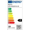 Nimco Biele okrúhle zrkadlo LED s dvoma dotykovými senzormi ZPB 28002RVX-05